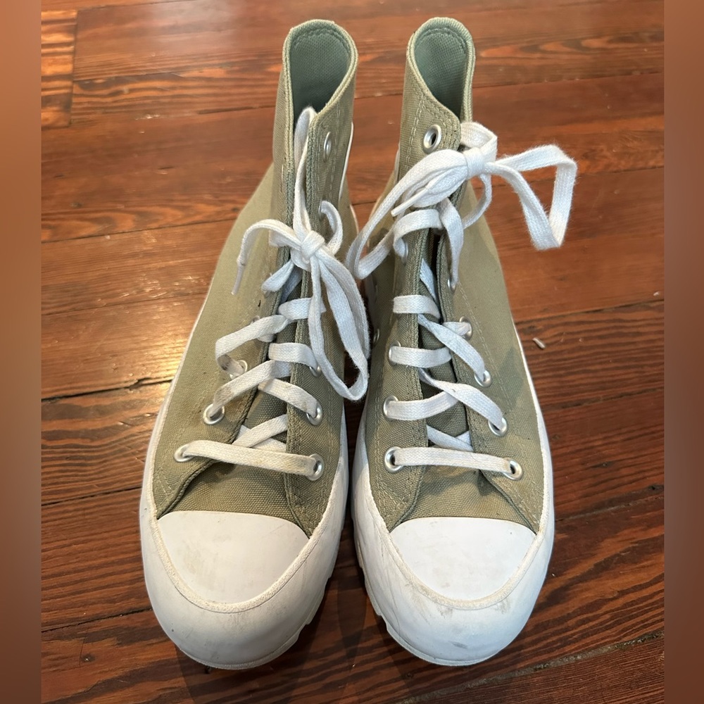 High top lug sole converse
